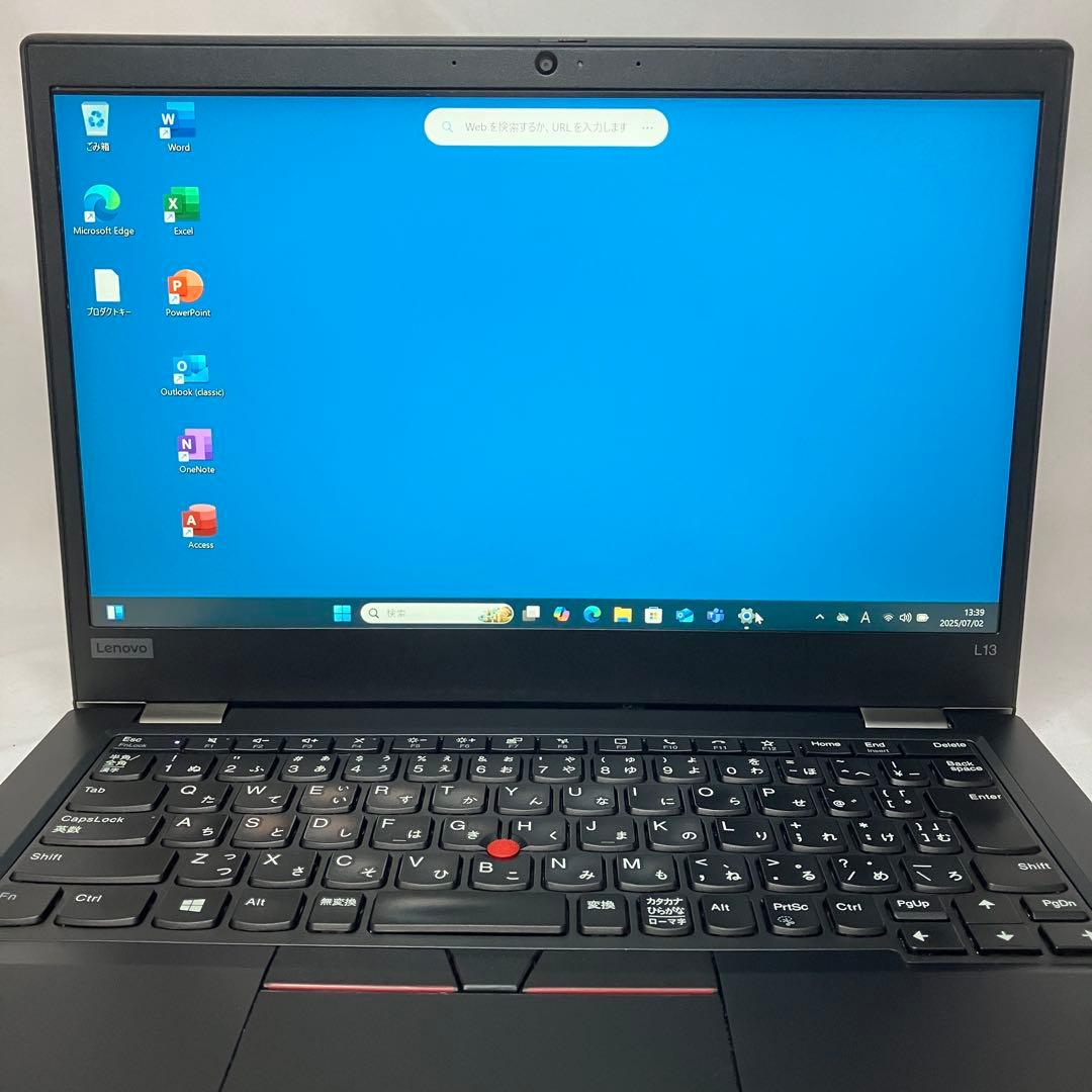 ThinkPad L13 Gen2 第11世代 i7 16GB SSD フルHD