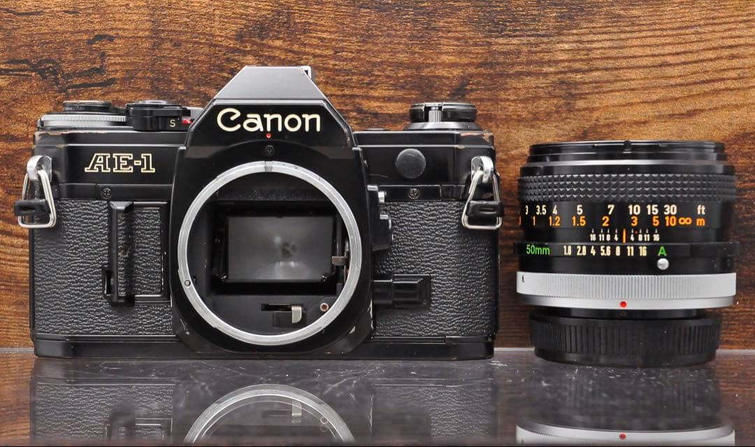 フイルムカメラ　Canon AE-1 動作品