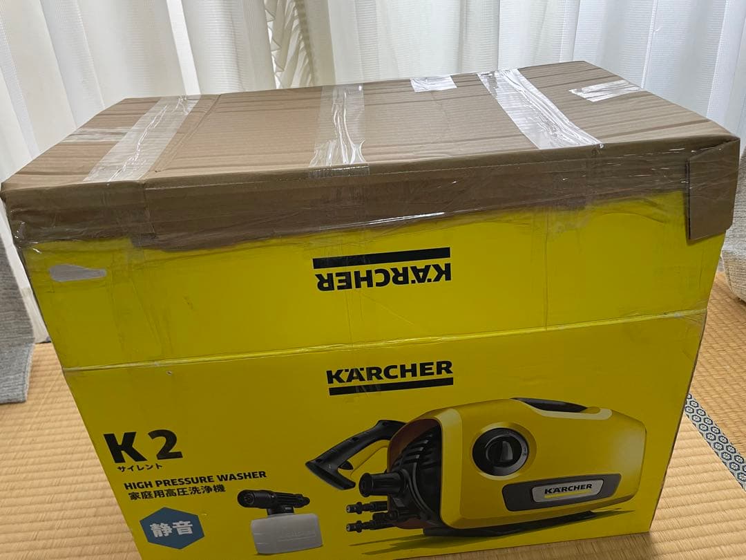 古*K様 KARCHER 高圧洗浄機 K2 本体　別売りの自吸用ホースとフィルタ