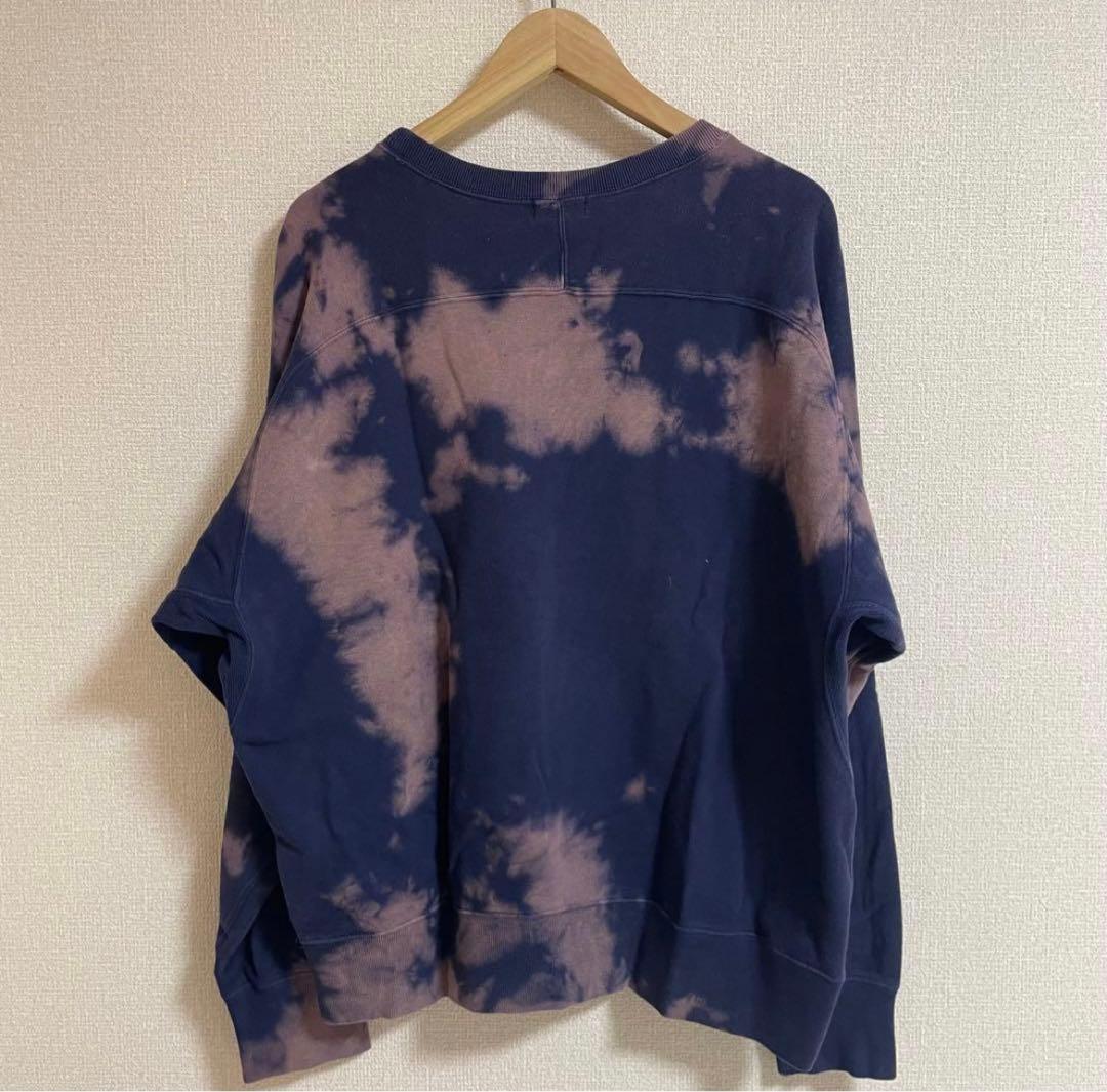 URU ウル 18AW タイダイクルーネックスウェット18FUC06B