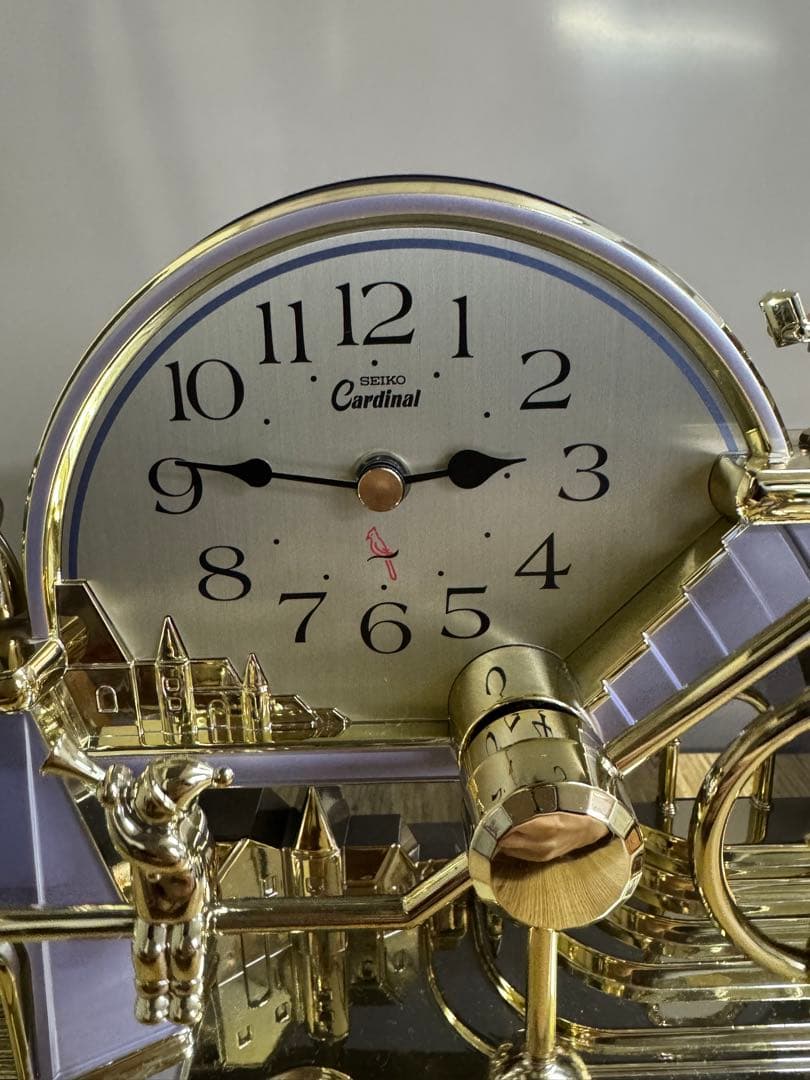 昭和レトロ SEIKO セイコー Cardinal 置時計