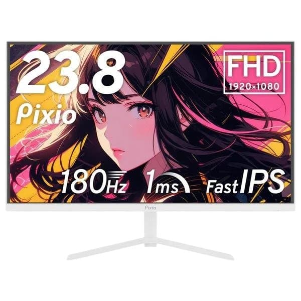 【新品未使用】Pixio PX248 Prime Plus White