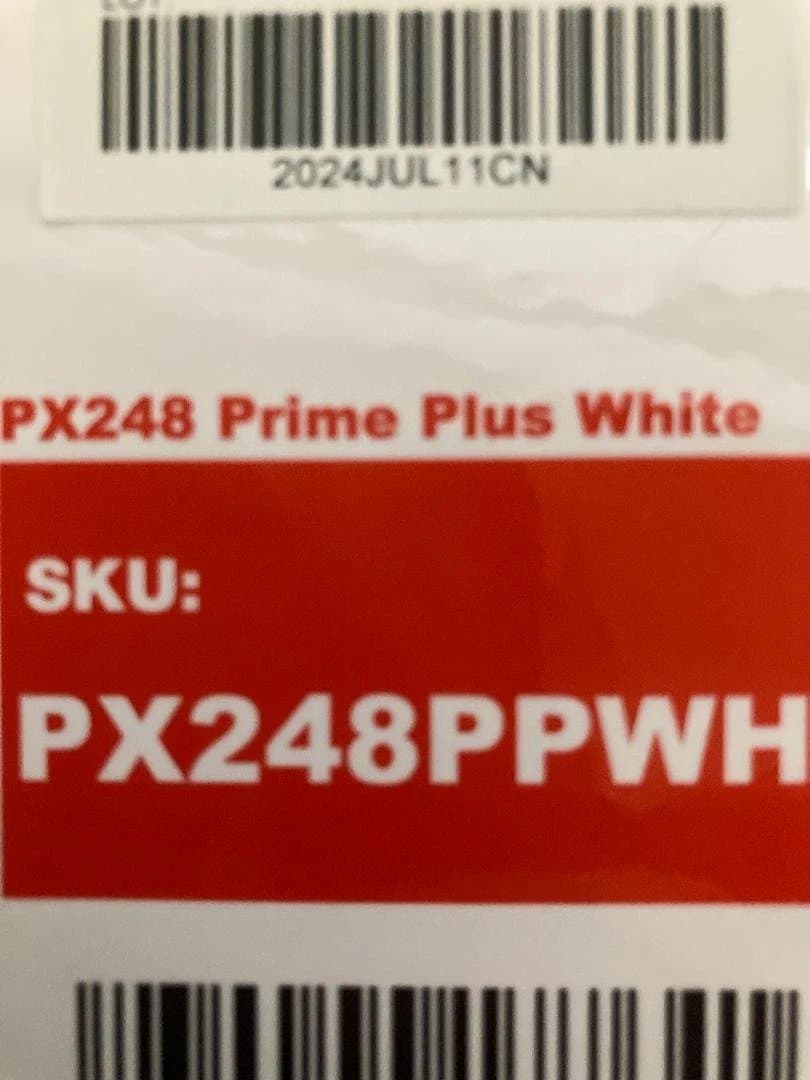 【新品未使用】Pixio PX248 Prime Plus White