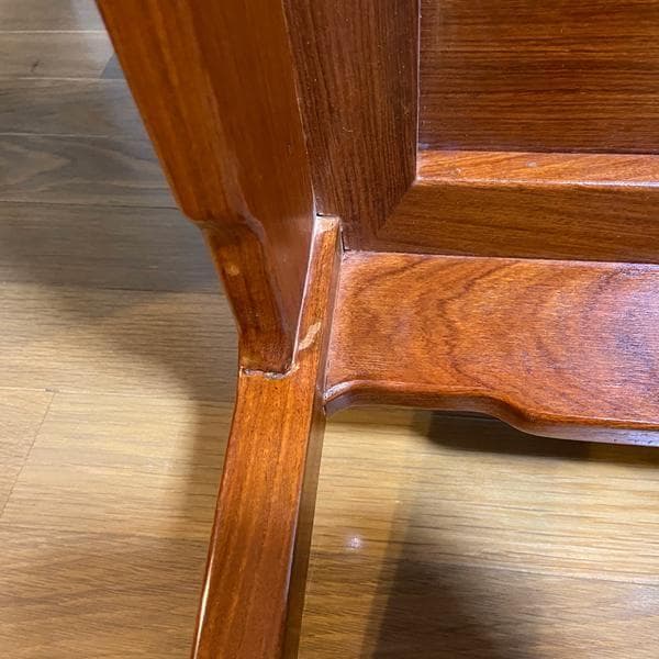 Y②高級 花梨？中国椅子 アンティーク風 インテリア 家具 木製 ひじ掛け 椅子