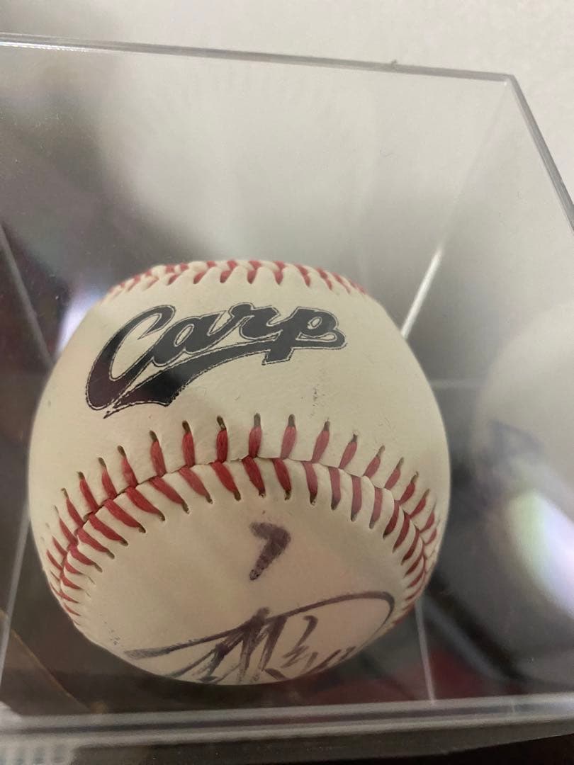激レア　ルーキーイヤー　投げ込み　直筆サインボール　カープ　西川龍馬選手