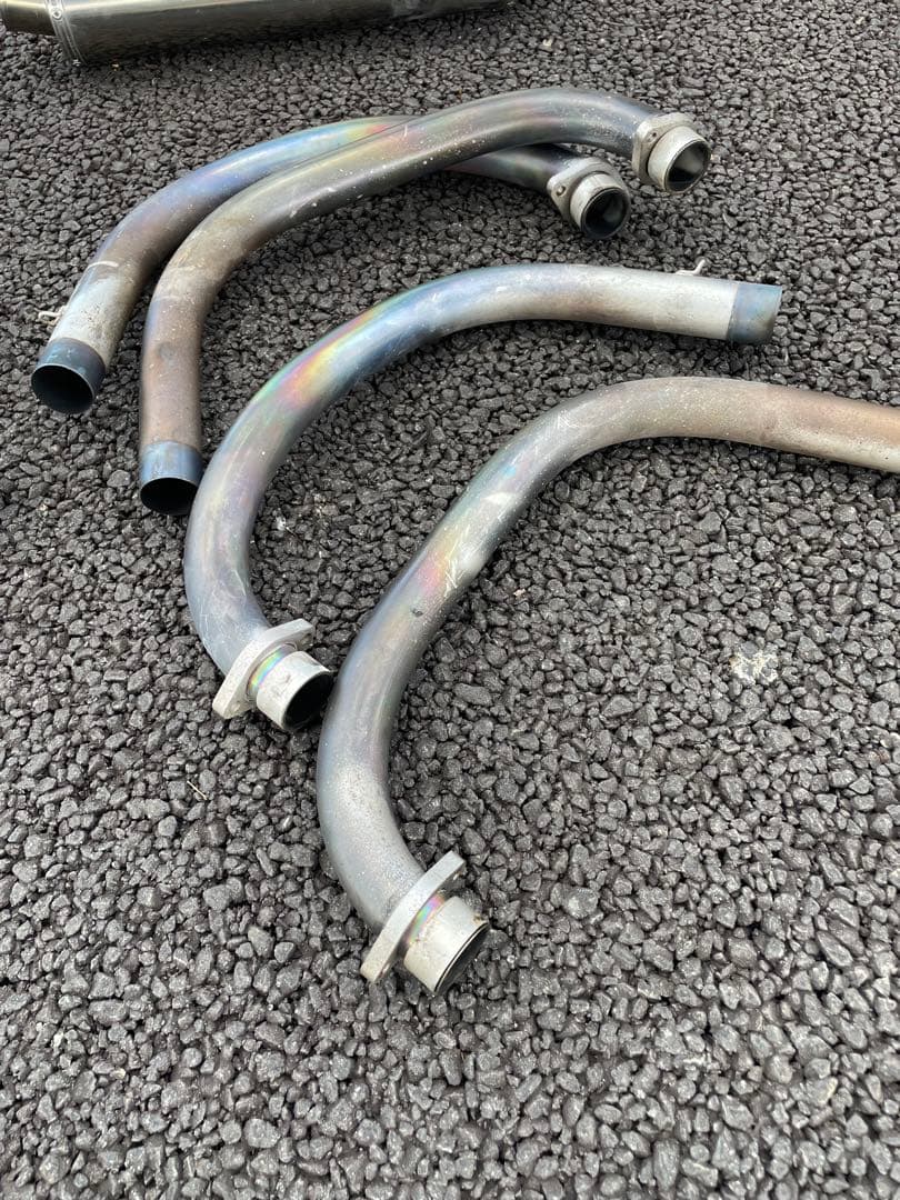 t*様 CB1300SF アールズギア ワイバン チタン2本出しマフラー フルエ