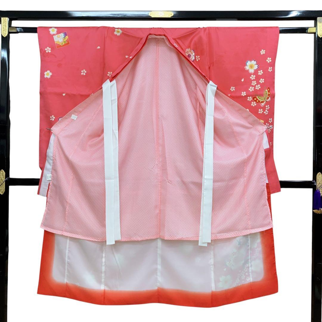 ◎mk-911　七五三　着物　襦袢　半衿　重ね衿　セット　女の子　10-16