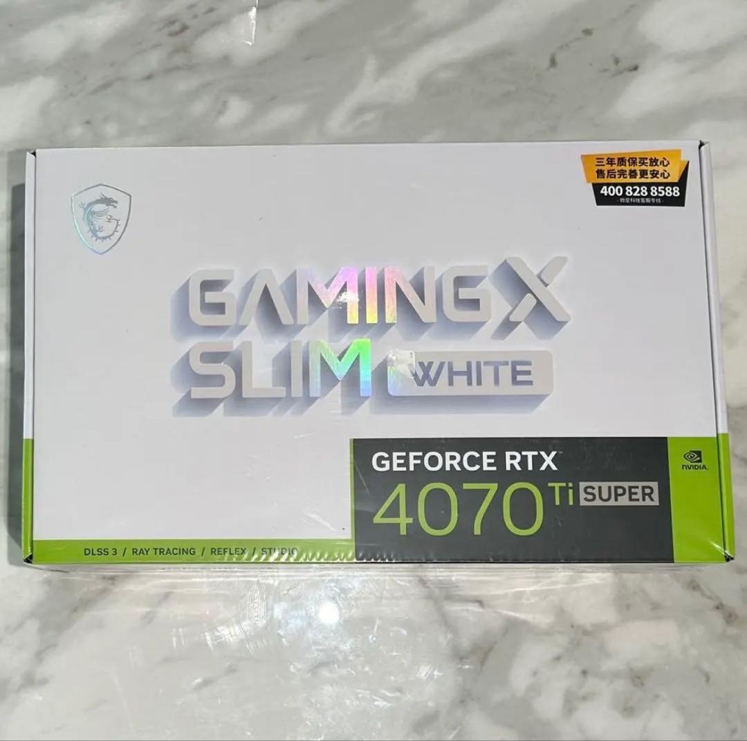 グラフィックボード・グラボ・ビデオカード MSI RTX4070ti SUPER GAMING X SLIM