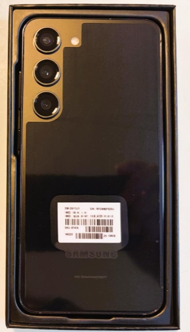 ⭐︎新品同様⭐︎Galaxy S23 [ファントムブラック]US版 SIMフリー