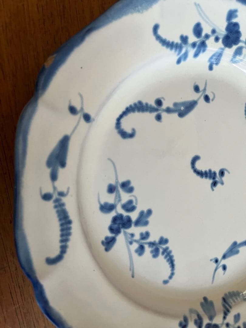 フランスアンティーク　ムスティエ　プレート