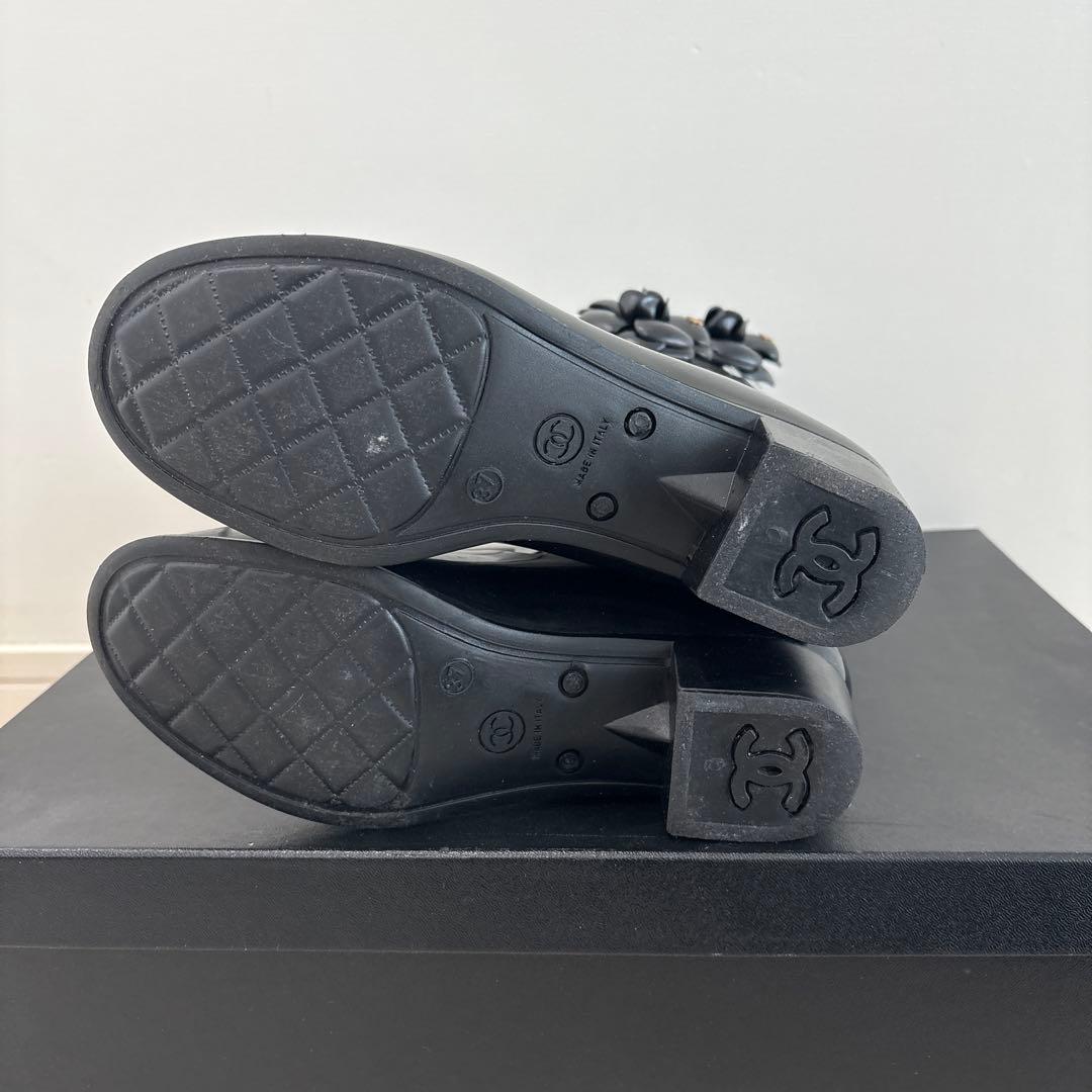 【土日限定値下げ】CHANEL カメリア レインブーツ37