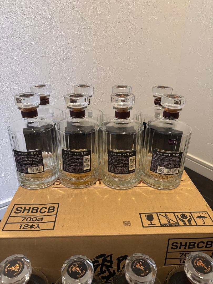 【空瓶】サントリー響21年 12本セット