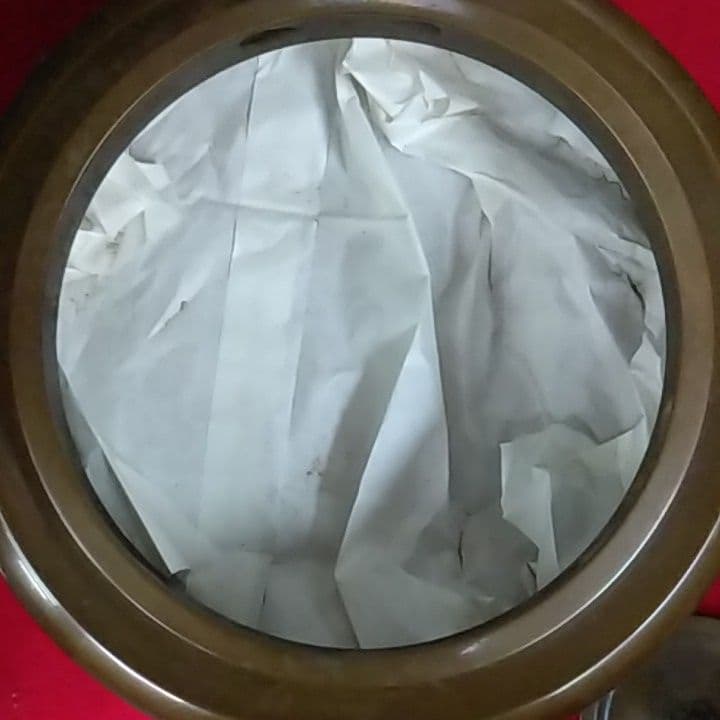 茶道具　唐金朝鮮の風炉