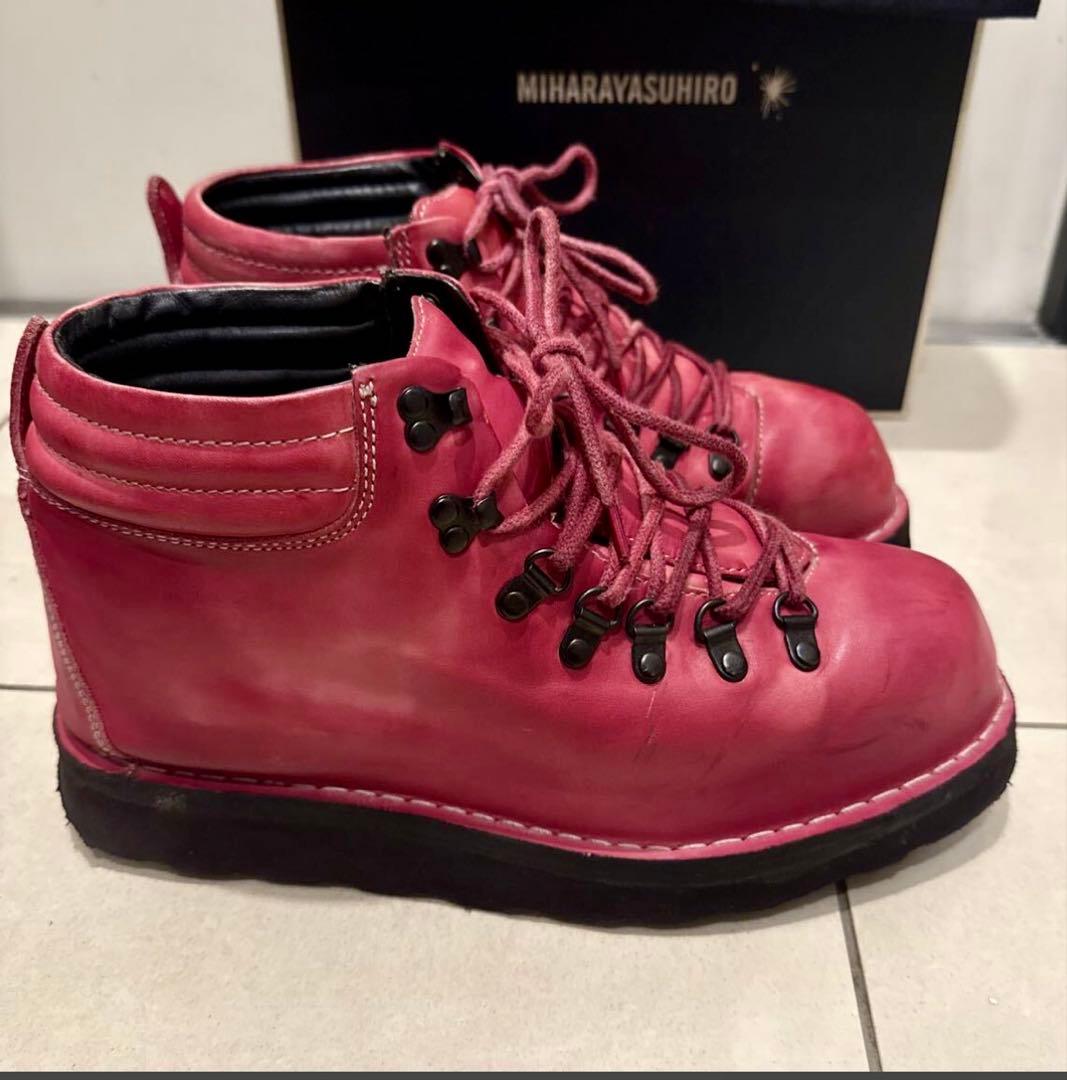 MIHARAYASUHIRO ミハラヤスヒロジャイアント トレッキングブーツ 赤