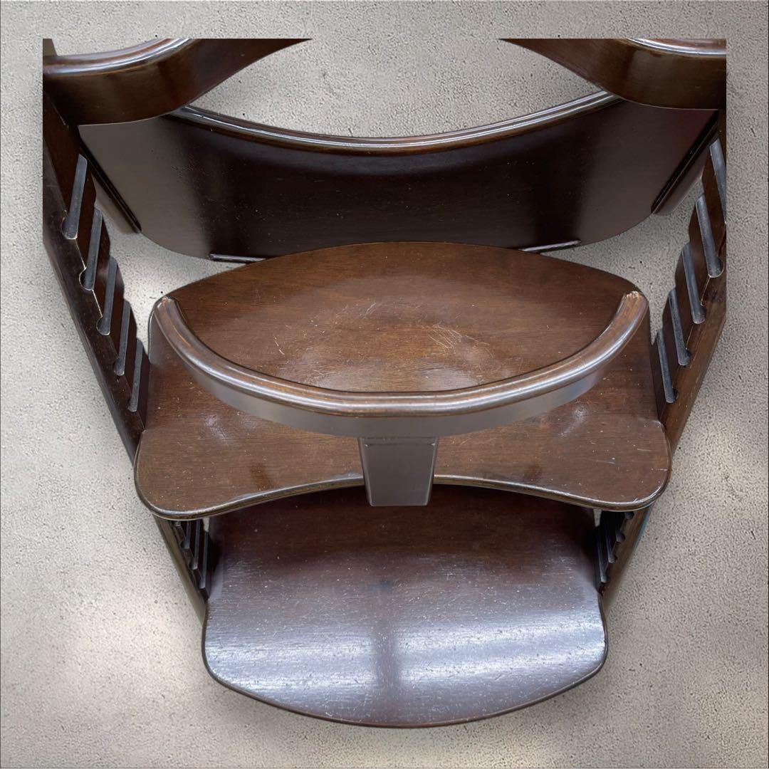 大和屋　すくすくチェア　イーエヌ　テーブルガード　ダークブラウン