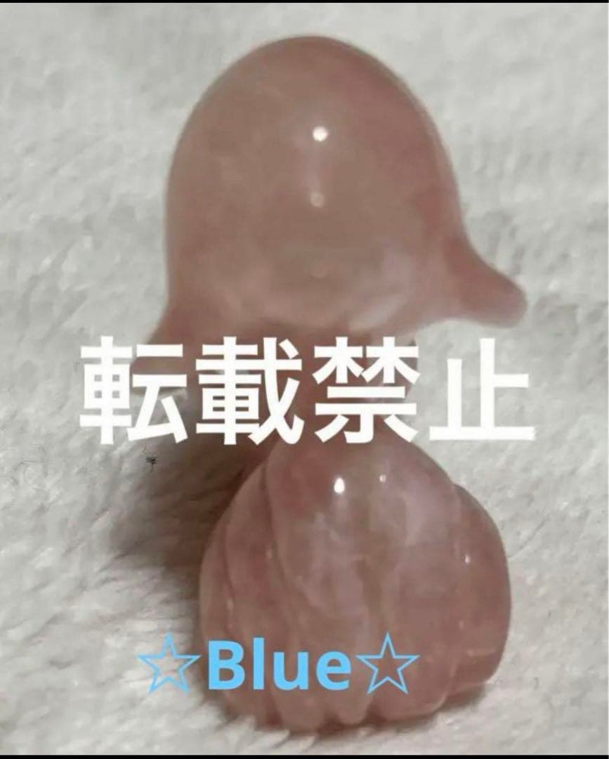 可愛いパワーストーン ローズクォーツのイルカの置物