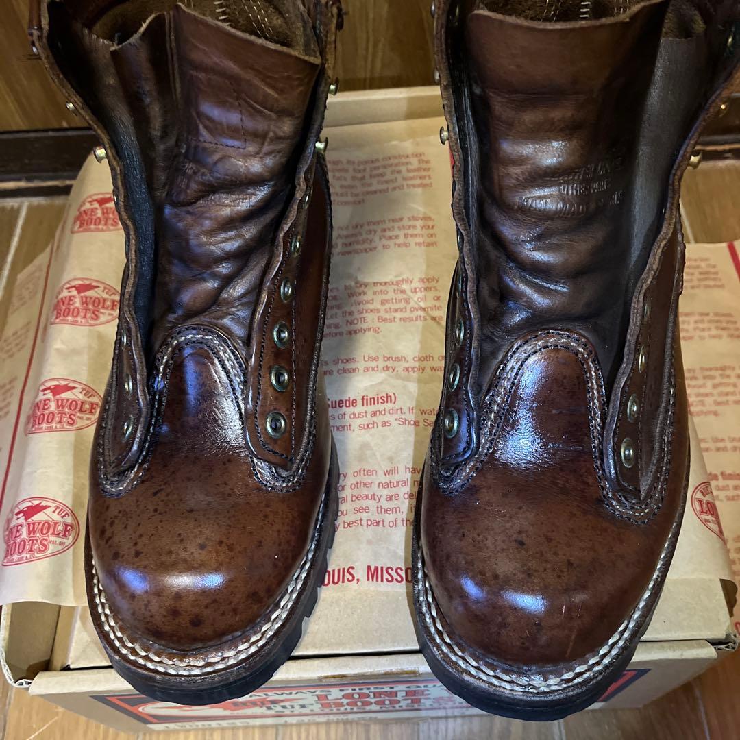 LONE WOLF BOOTSビブラムソール　\"LOGGER\"　LW00125