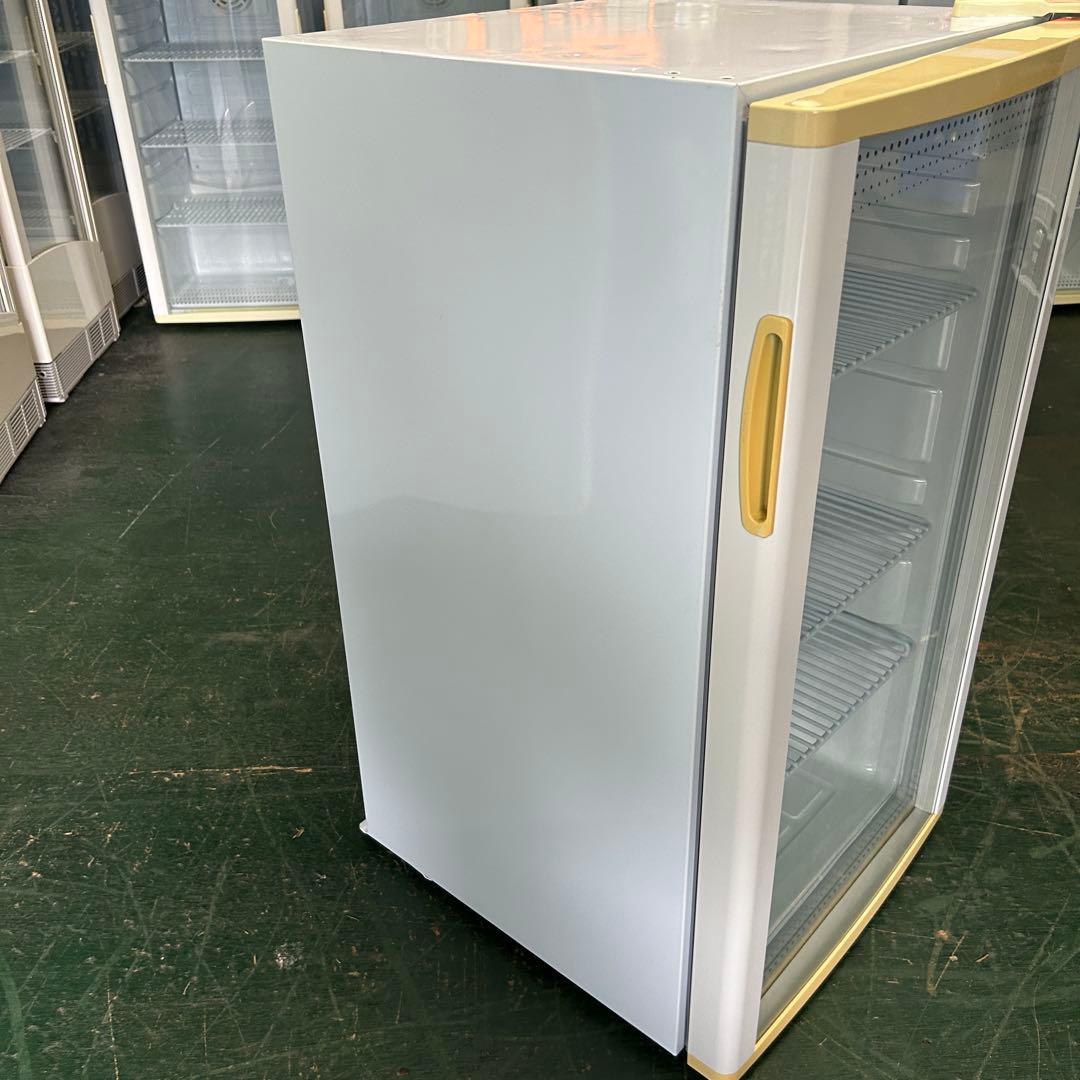 122業務用 冷蔵ショーケース オフィスコンビニ XW-105 左右開き 小型