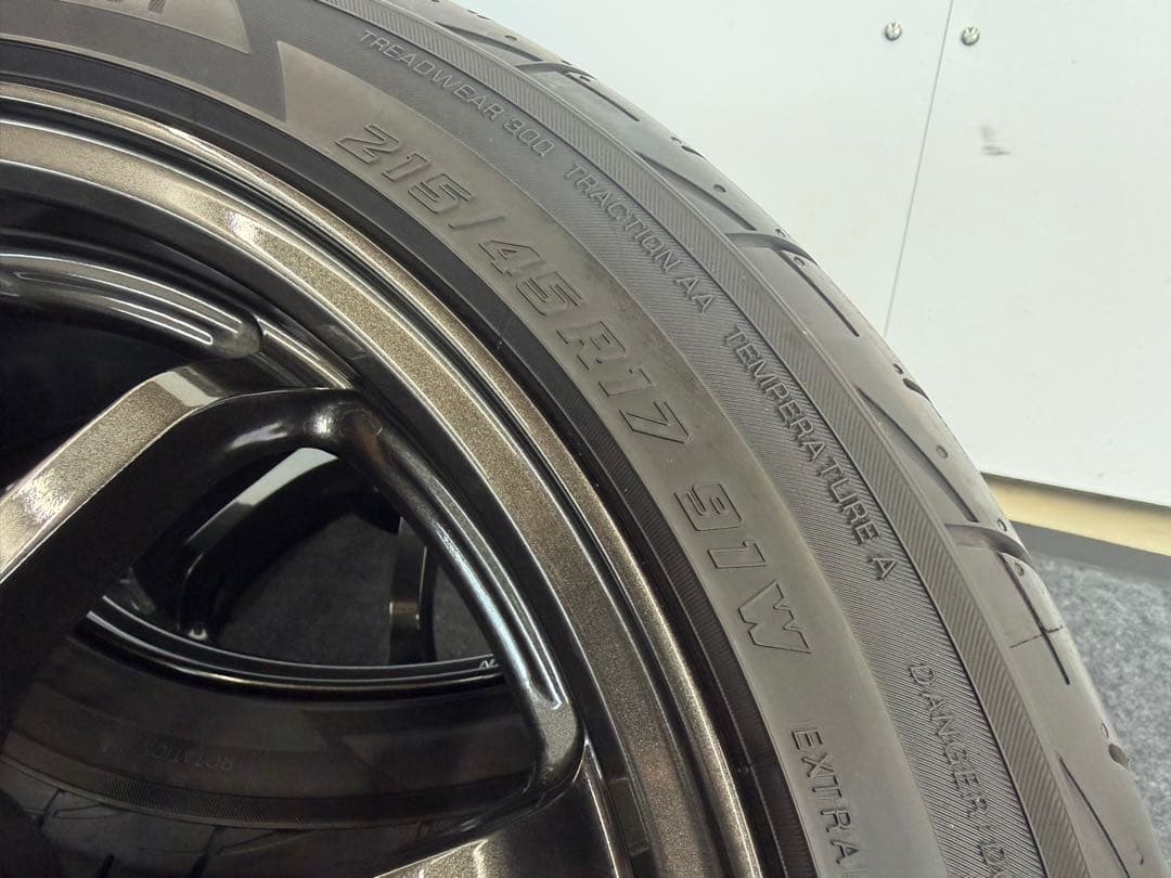 『美品』RAYS 17インチ VOLKRACING CE28タイヤホイールセット