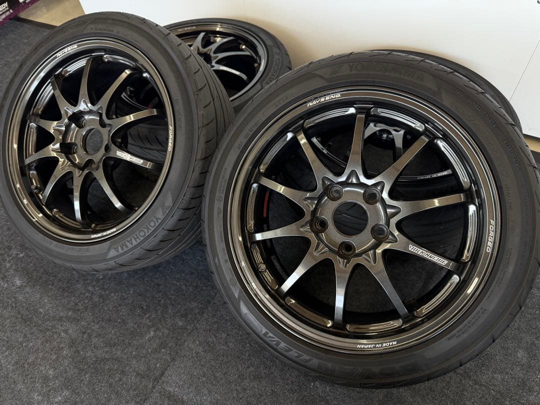 『美品』RAYS 17インチ VOLKRACING CE28タイヤホイールセット