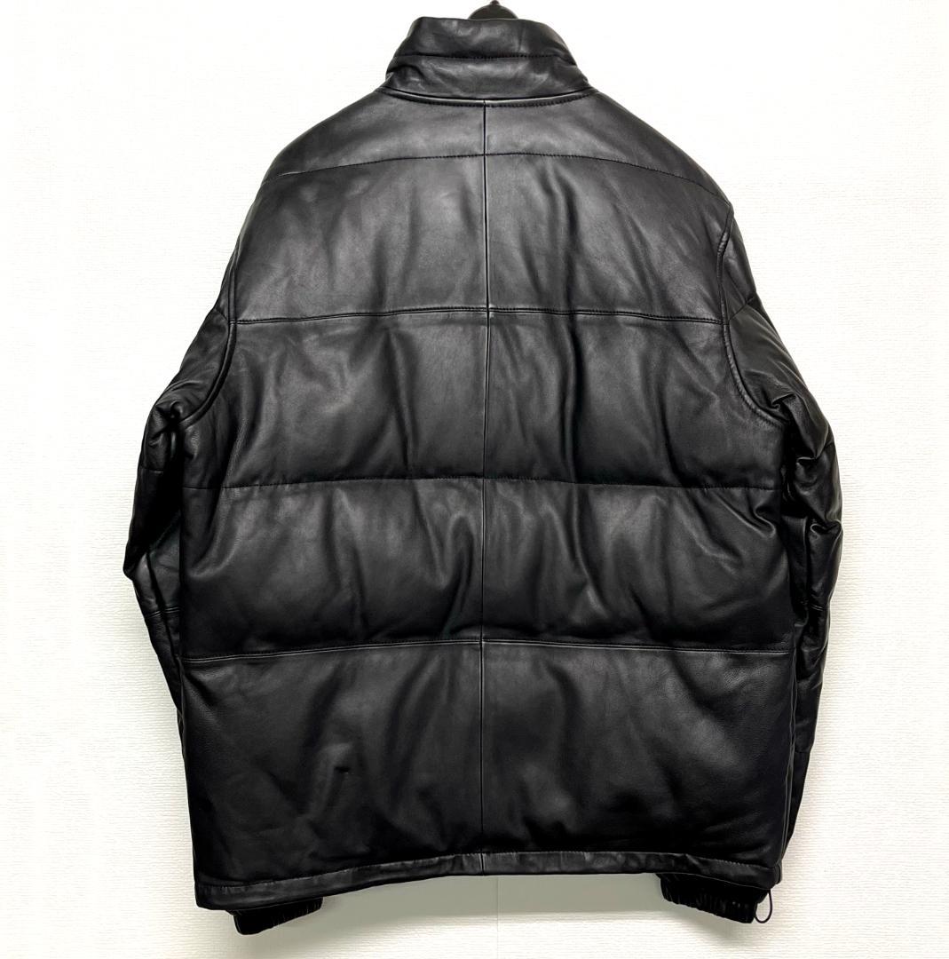 【未使用】Stussy Authentic Gear レザーダウンジャケット