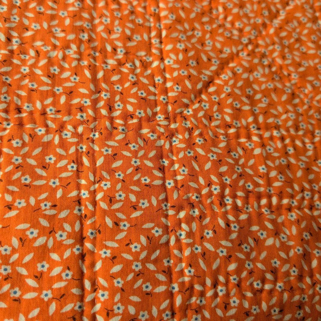 パッチワークキルト　ハンドメイド