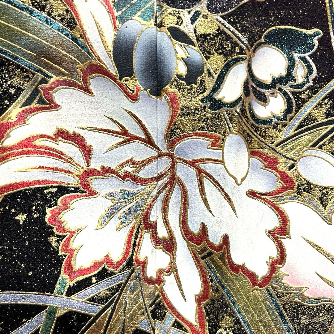 振袖　金彩　金通し　花模様　グラデーション　晴れの日　成人式　着物　039k