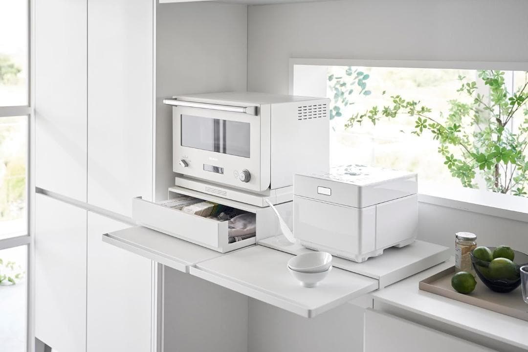 tower ツーウェイキッチン家電下引き出し&スライドテーブルD45 2007