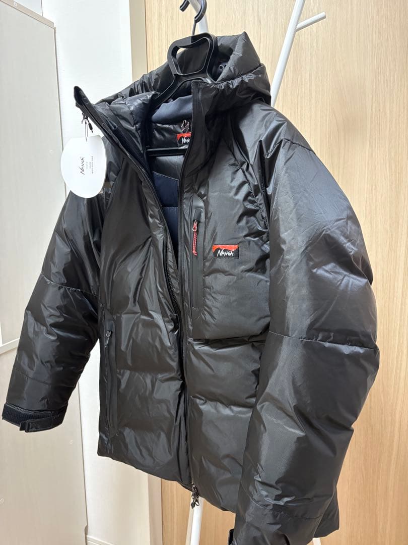 新品同様 ナンガ オーロラテックスライトダウン ミカミ Mサイズ ブラック