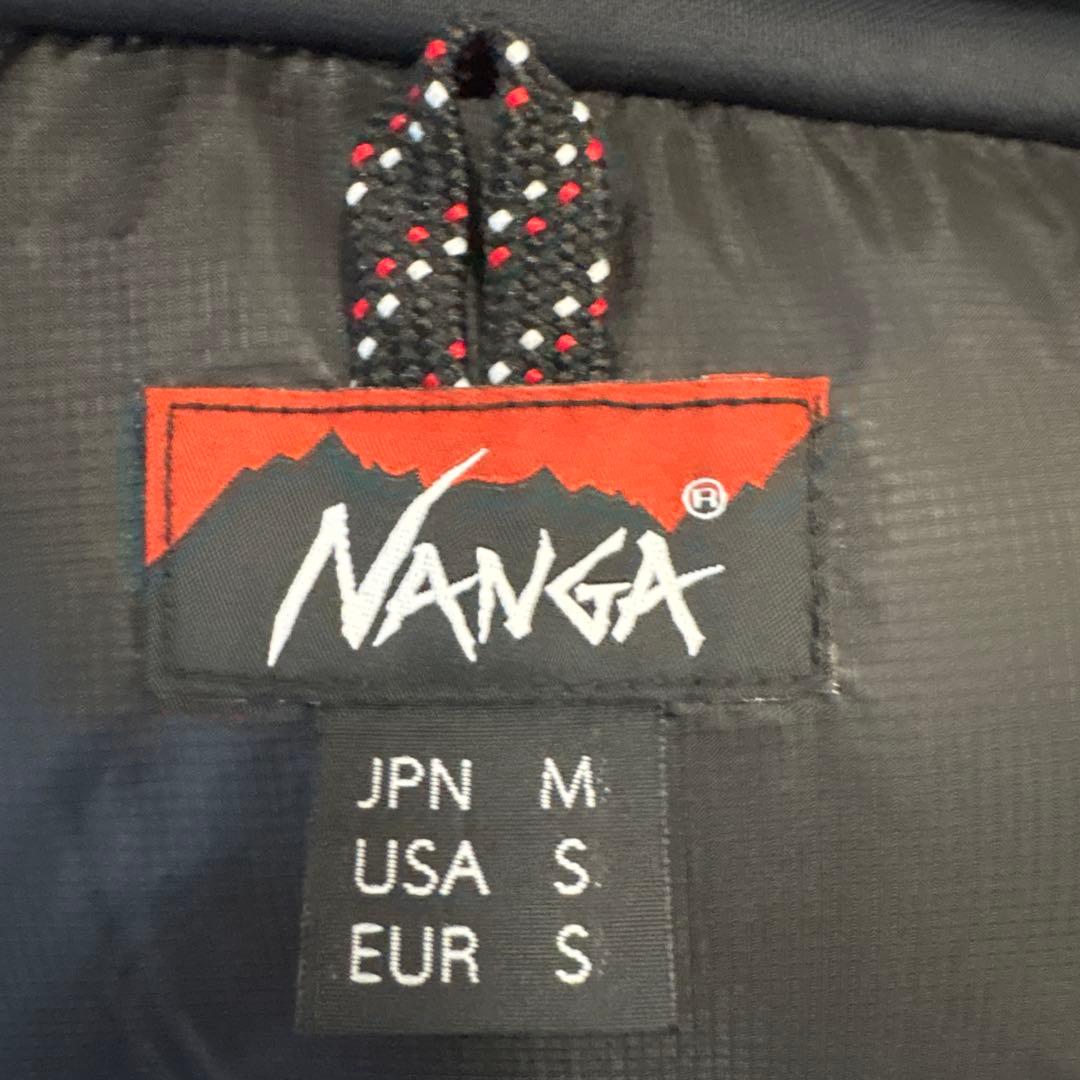 新品同様 ナンガ オーロラテックスライトダウン ミカミ Mサイズ ブラック