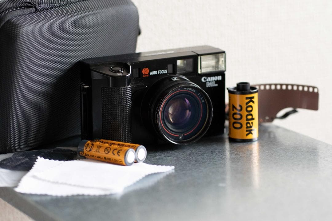 届いて5分で撮影できる！！Canon Ab Super フィルムカメラセット♪