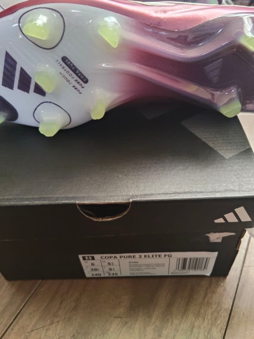 定価税込25000円 アディダス　コパピュア2 エリート　FG 24.0センチ
