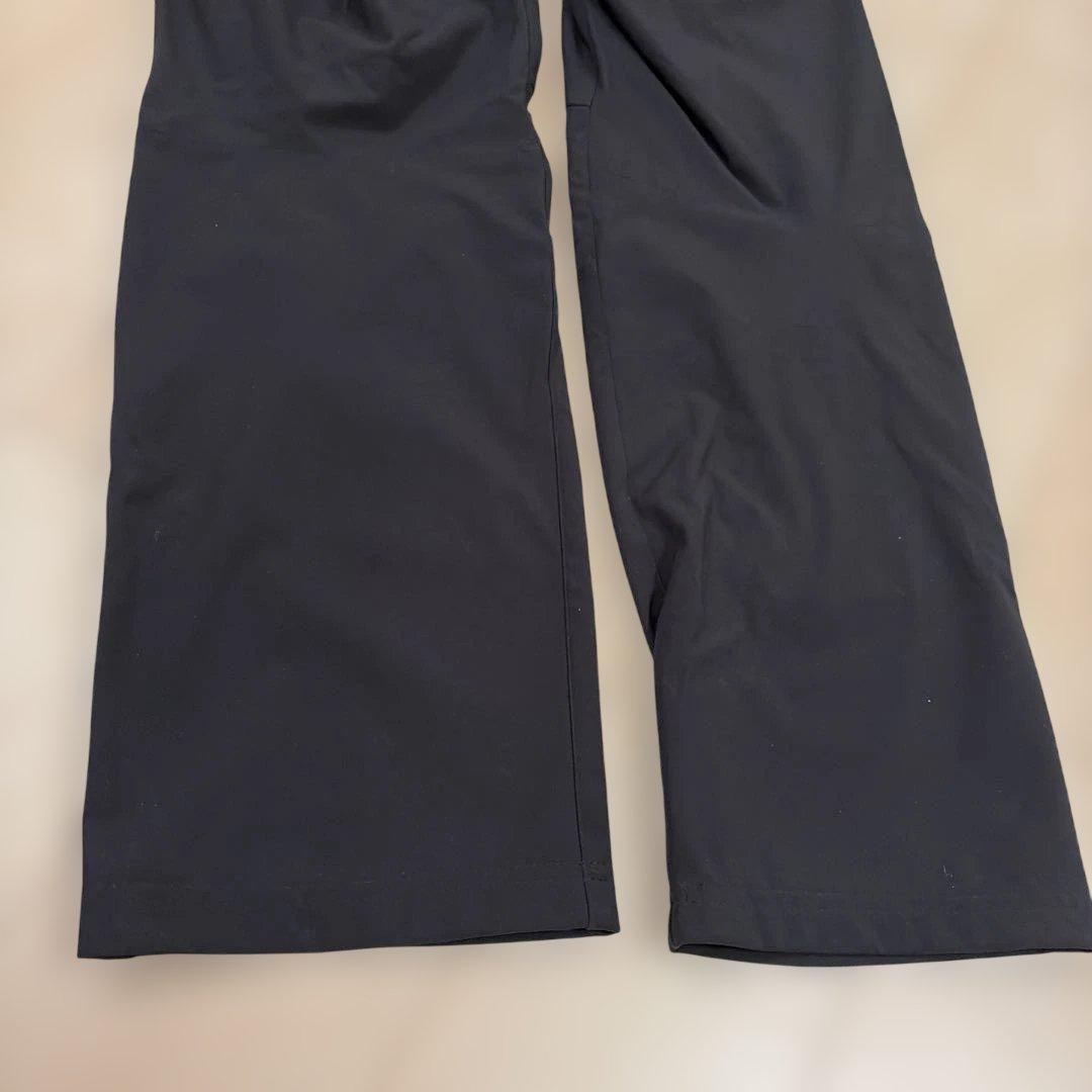 【がまかつ】美品 黒 ズボン 釣り フィッシングパンツ GM-3524