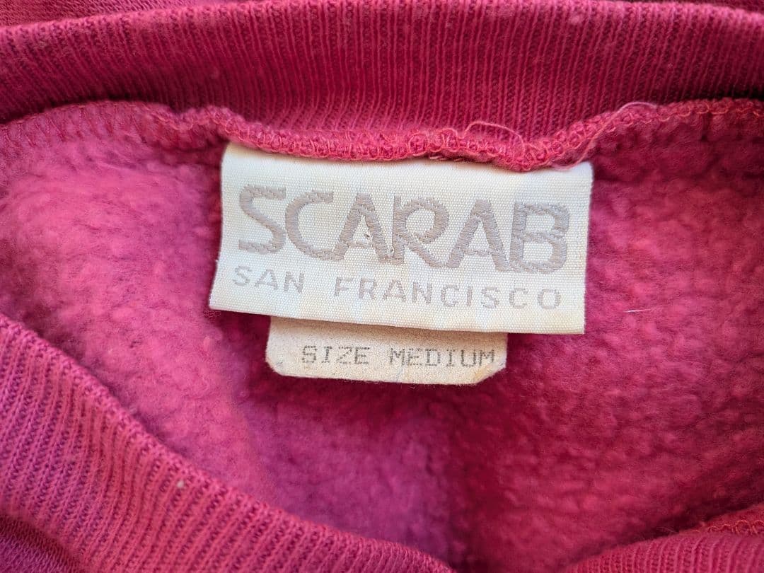 トップス vintage 80s SCARAB cat in shoe sweat set