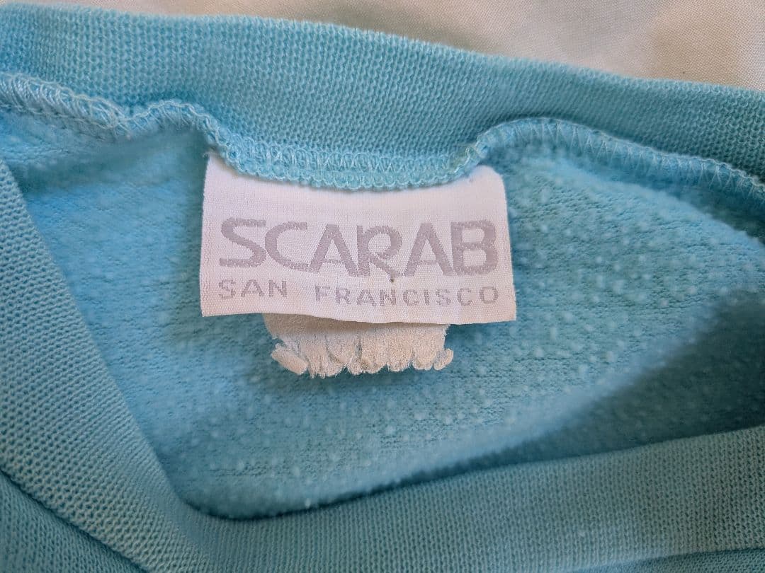 トップス vintage 80s SCARAB cat in shoe sweat set