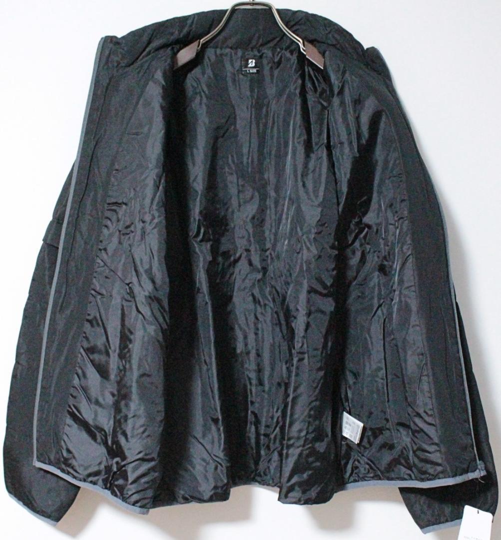 未使用 ブリヂストンゴルフ 長袖半袖 2WAY 中綿ブルゾン Lサイズ 黒