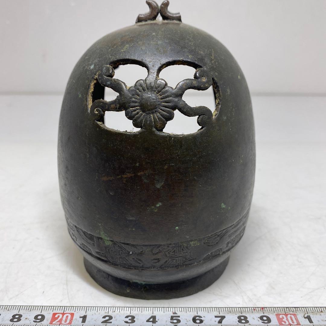 古銅 燭台 高さ約14.5cm 重さ553g 東T8-0207