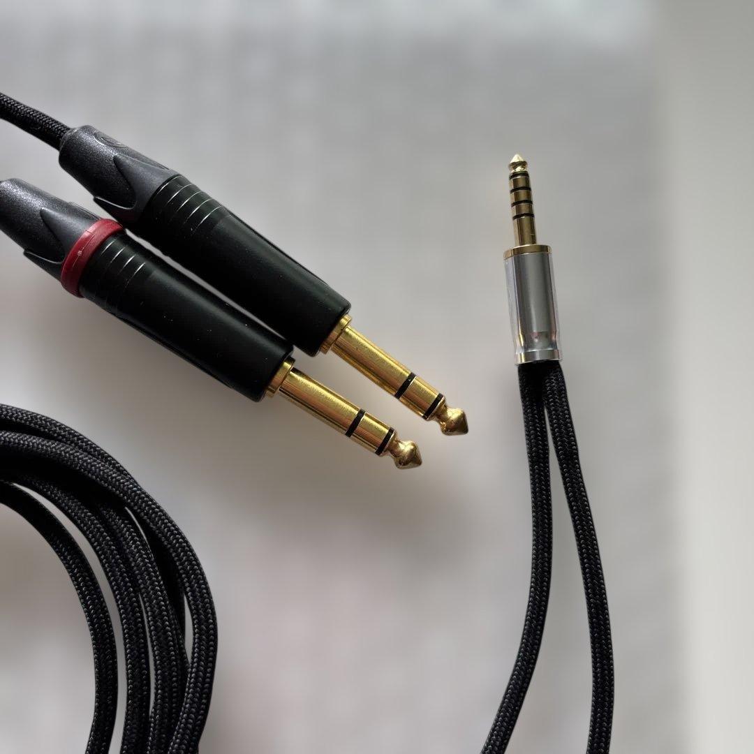 ZEN DACに最適品TRS to TRSバランスオーディオケーブル1.3m