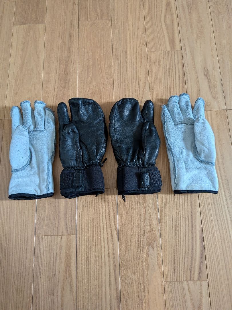 Hestra 3-Finger Full Leather サイズ 8