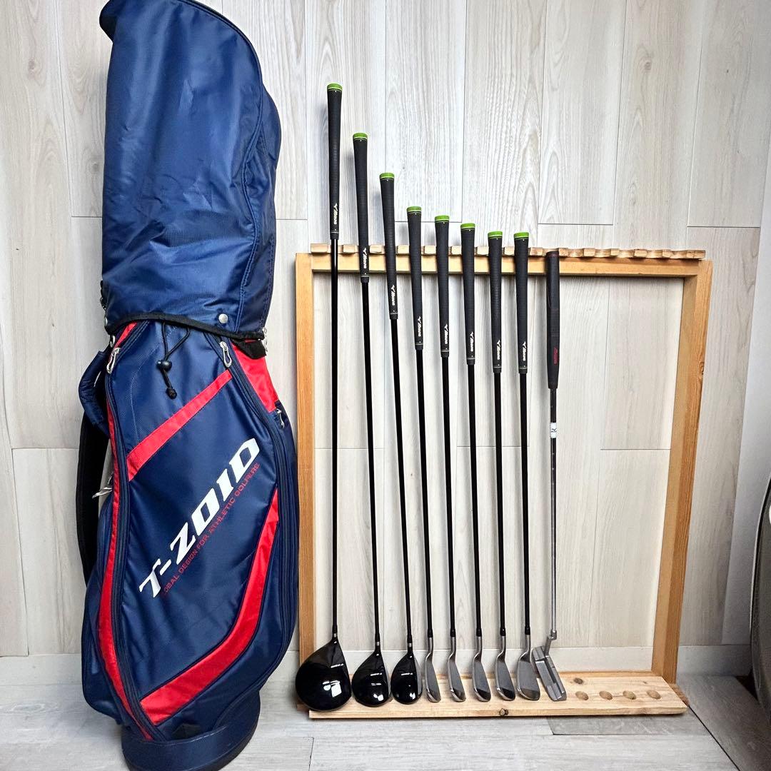 【メンズ右】MIZUNO T-ZOID Plus メンズゴルフセット 71112