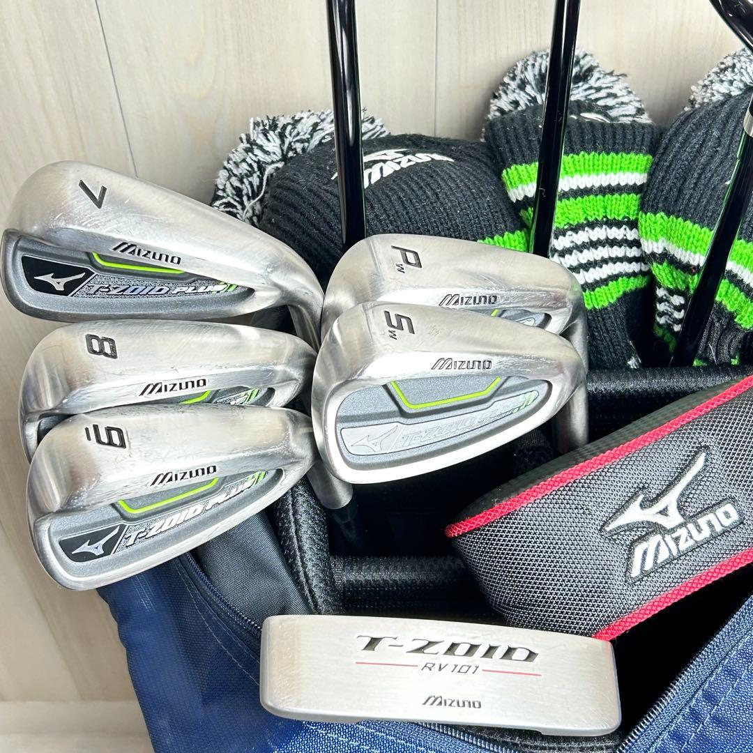 【メンズ右】MIZUNO T-ZOID Plus メンズゴルフセット 71112