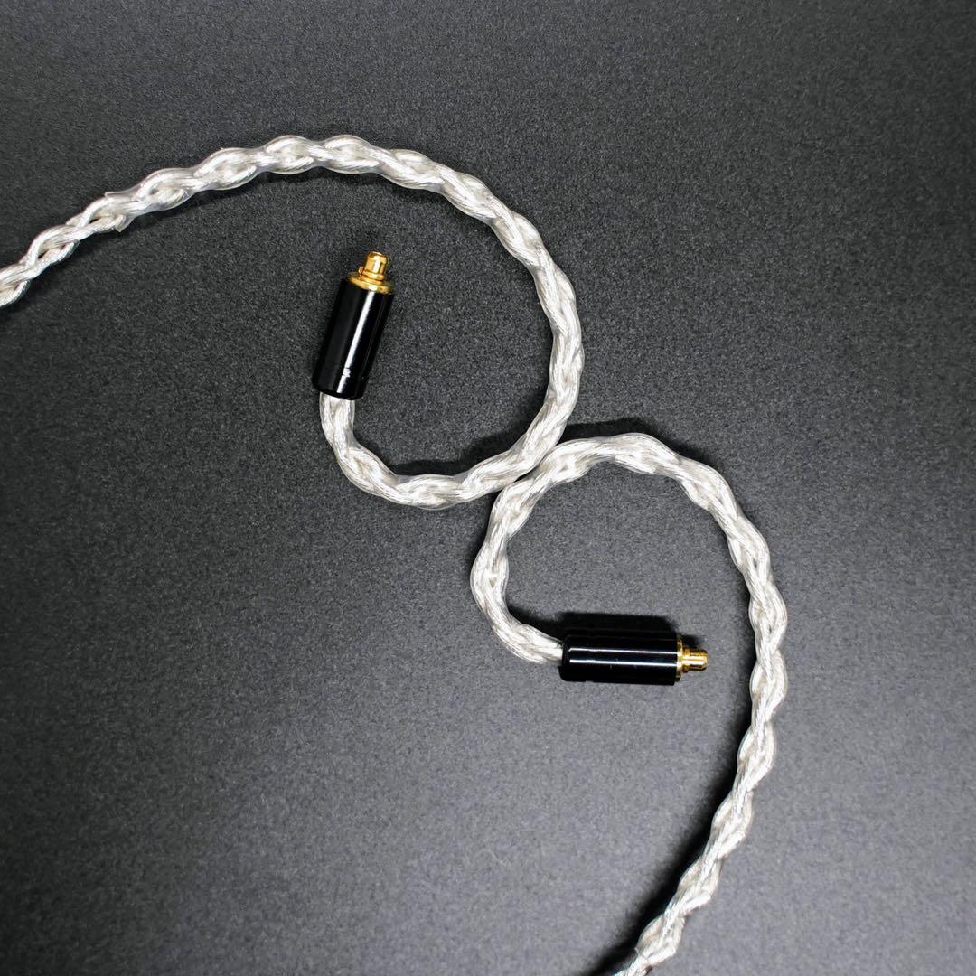 【1点のみ】銀銅合金導体 8コア1064芯 MMCX/4.4mm+イヤホン本体