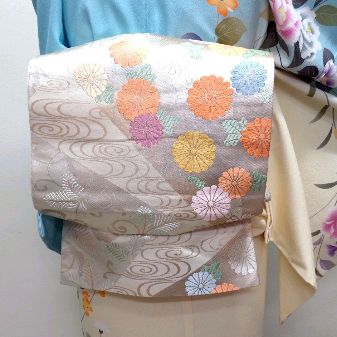 802　半額セール　ブランドもの　美品　染分け暈し　洗える訪問着　4点フルセット