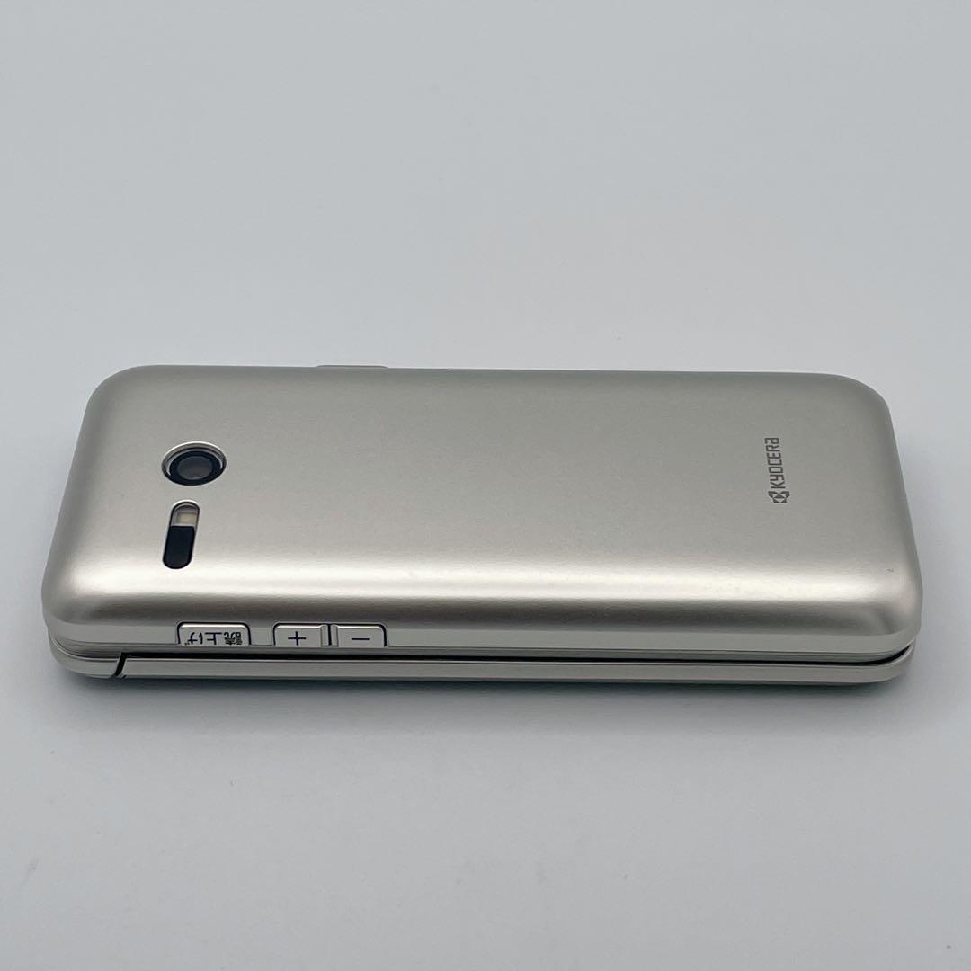 【良品】KYOCERA KYF43 SIMフリー かんたん ケータイ ライト