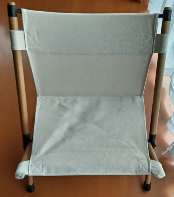 【新品未使用】ハングアウト ポールローチェア 　ホワイト　キャンパス生地