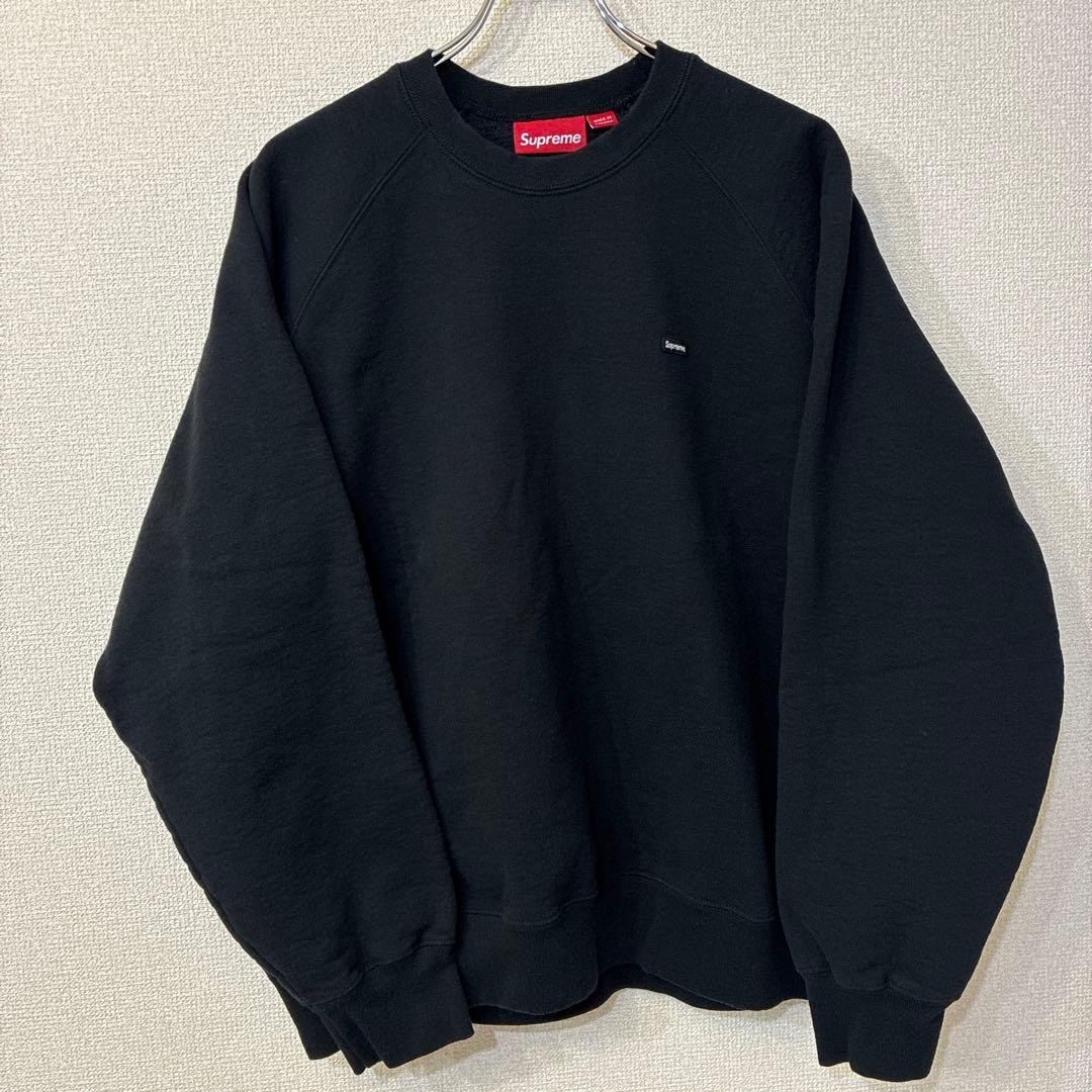 トップス Supreme Small Box Raglan Crewneck black