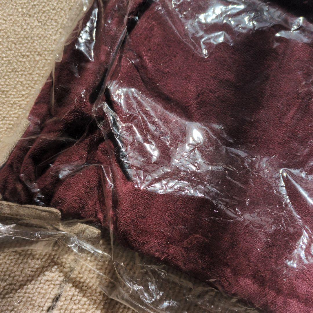 オンフィルダンディエンヌ　ベルベット調クッションカバー　フランスブランド