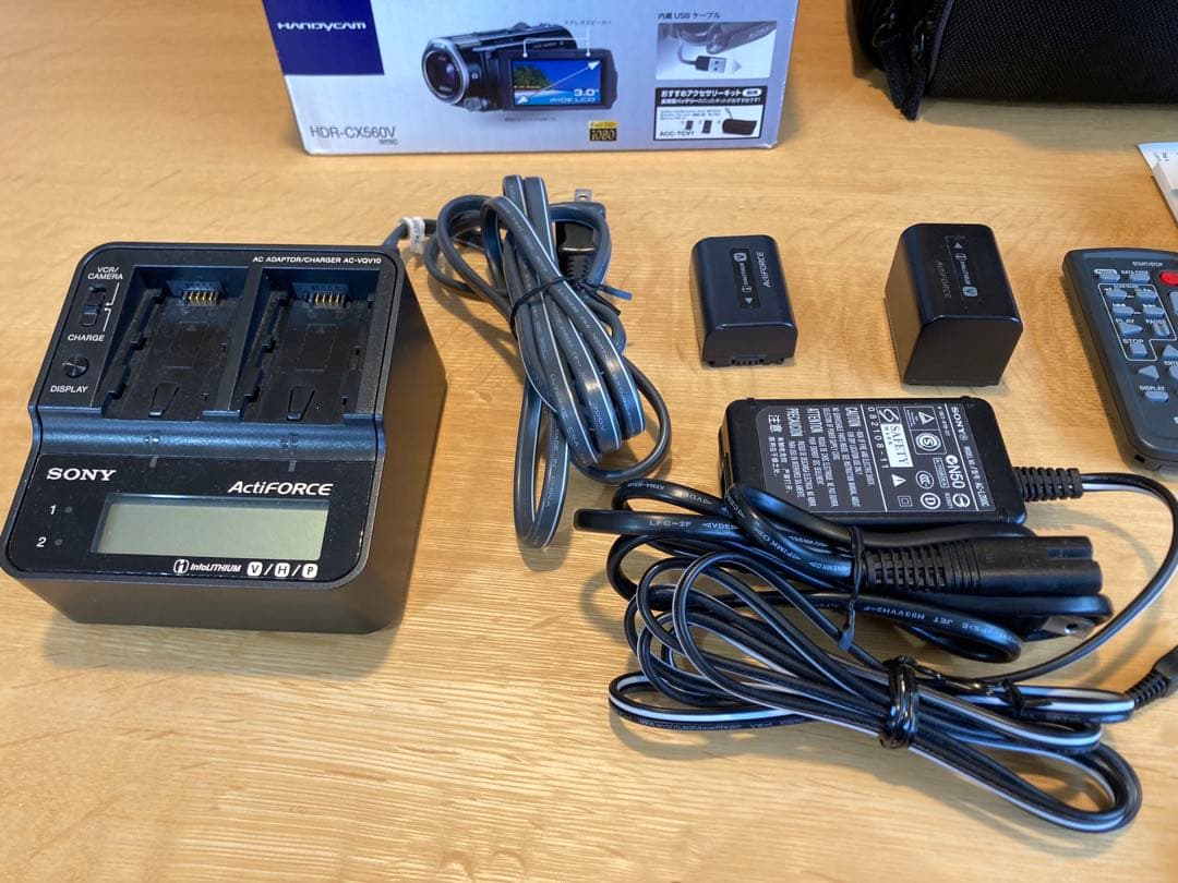 専用　SONY HDR-CX560Vと専用ポーチ、SPK-HCGスポーツパック