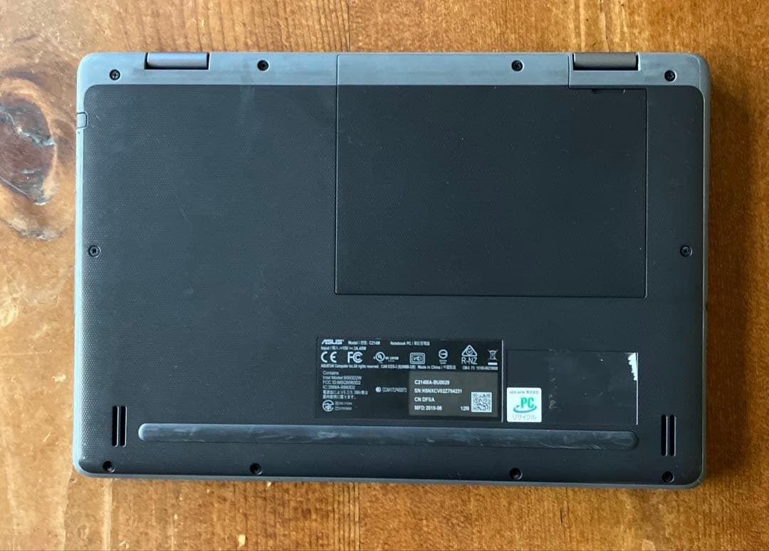 充放電回数25 ASUS Chromebook C214M 使用頻度極小美品中古