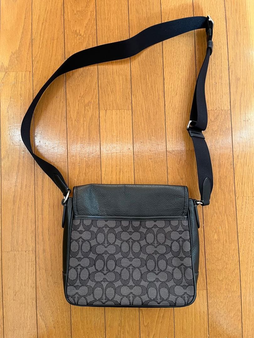 COACH ショルダーバッグ メンズ キャンバス×レザー CE534